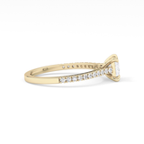 Princess Pave Lab Grown Diamond Engagement Ring
