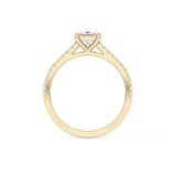 Princess Pave Lab Grown Diamond Engagement Ring