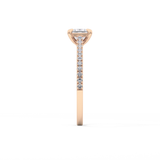Princess Pave Lab Grown Diamond Engagement Ring