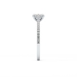 Princess Pave Lab Grown Diamond Engagement Ring