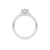 Princess Pave Lab Grown Diamond Engagement Ring