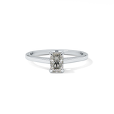 Radiant Solitaire Lab Grown Diamond Engagement Ring