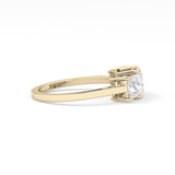 Princess Three Stone Lab Grown Diamond Engagement Ring