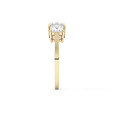 Princess Three Stone Lab Grown Diamond Engagement Ring