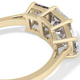 Princess Three Stone Lab Grown Diamond Engagement Ring