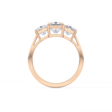 Princess Three Stone Lab Grown Diamond Engagement Ring