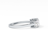 Princess Three Stone Lab Grown Diamond Engagement Ring