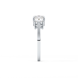 Princess Three Stone Lab Grown Diamond Engagement Ring