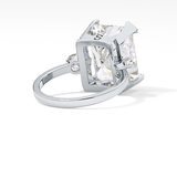 Radiant Three Stone Lab Grown Diamond Engagement Ring