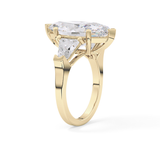 Marquise Three Stone Lab Grown Diamond Engagement Ring