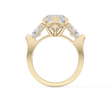 Marquise Three Stone Lab Grown Diamond Engagement Ring
