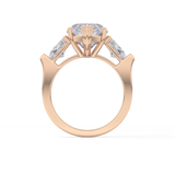 Marquise Three Stone Lab Grown Diamond Engagement Ring