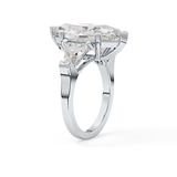 Marquise Three Stone Lab Grown Diamond Engagement Ring