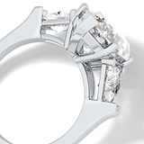 Marquise Three Stone Lab Grown Diamond Engagement Ring