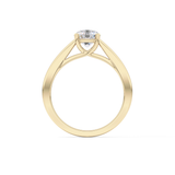 Round Solitaire Lab Grown Diamond Engagement Ring