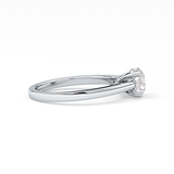 Round Solitaire Lab Grown Diamond Engagement Ring