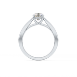 Round Solitaire Lab Grown Diamond Engagement Ring