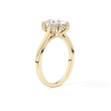 Cushion Solitaire Lab Grown Diamond Engagement Ring