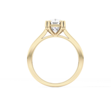 Cushion Solitaire Lab Grown Diamond Engagement Ring