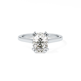 Cushion Solitaire Lab Grown Diamond Engagement Ring