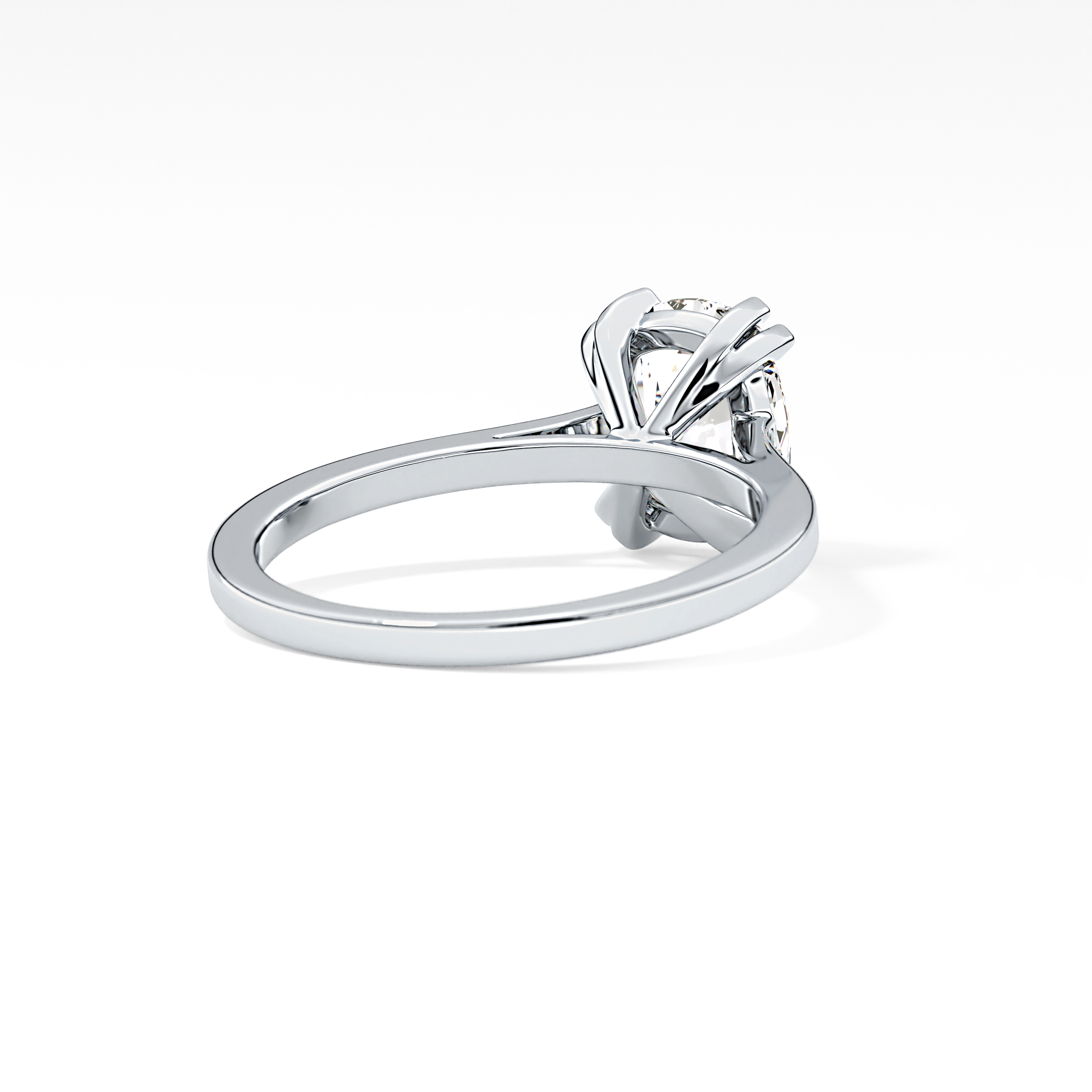 Cushion Solitaire Lab Grown Diamond Engagement Ring