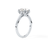 Cushion Solitaire Lab Grown Diamond Engagement Ring