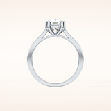 2.61 CT Cushion Shaped Solitaire Moissanite Engagement Ring