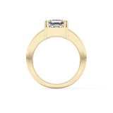 Asscher Solitaire Lab Grown Diamond Engagement Ring