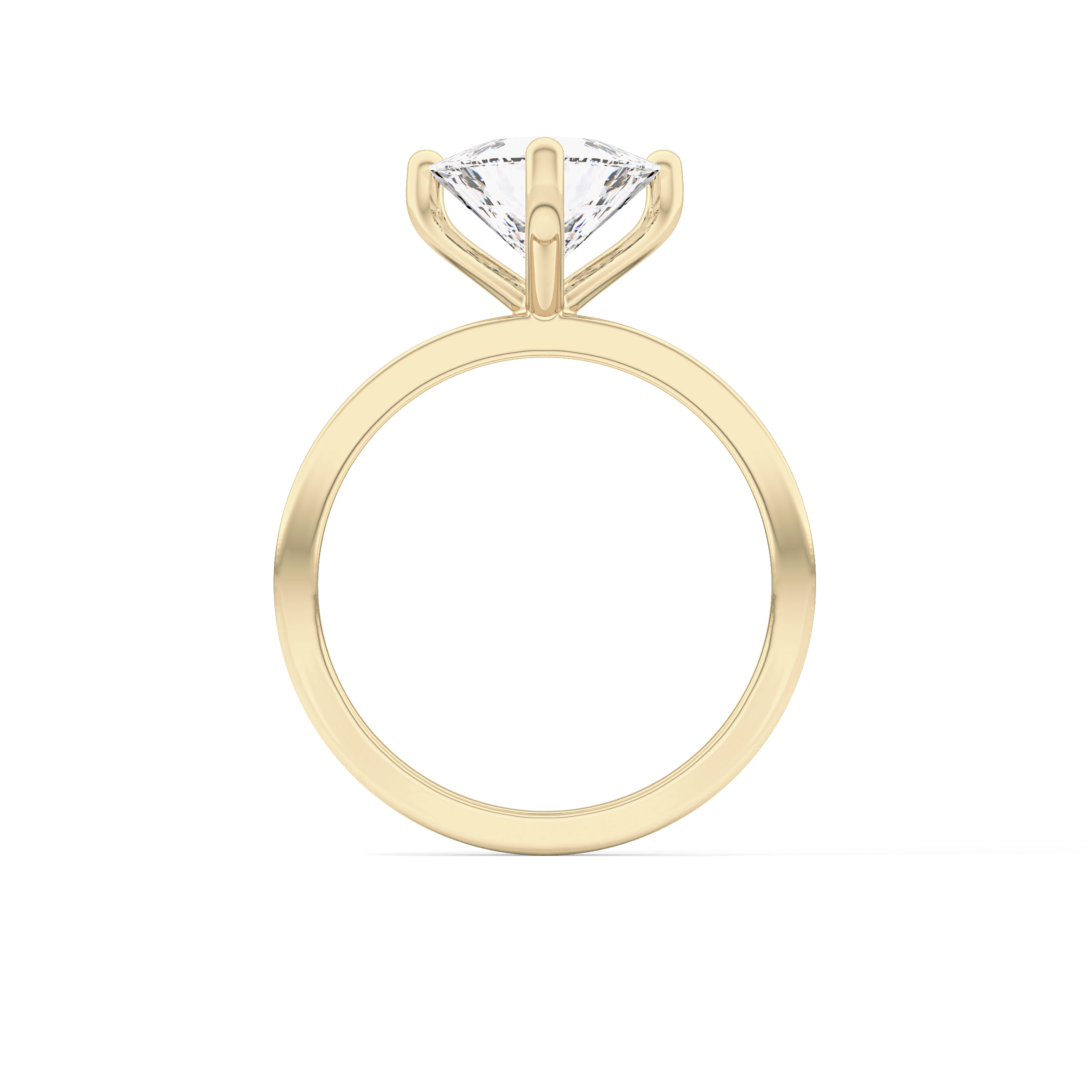 Trillion Solitaire Lab Grown Diamond Engagement Ring