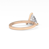 Trillion Solitaire Lab Grown Diamond Engagement Ring