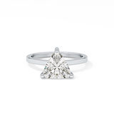 Trillion Solitaire Lab Grown Diamond Engagement Ring