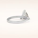 2.07 CT Trillion Shaped Solitaire Moissanite Engagement Ring