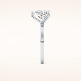 2.07 CT Trillion Shaped Solitaire Moissanite Engagement Ring