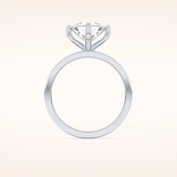 2.07 CT Trillion Shaped Solitaire Moissanite Engagement Ring