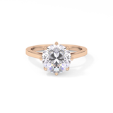 Round Solitaire Lab Grown Diamond Engagement Ring