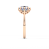 Round Solitaire Lab Grown Diamond Engagement Ring