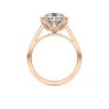 Round Solitaire Lab Grown Diamond Engagement Ring