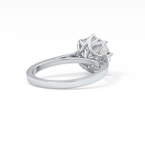 Round Solitaire Lab Grown Diamond Engagement Ring