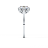 Round Solitaire Lab Grown Diamond Engagement Ring