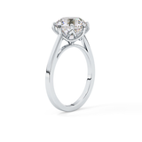 Round Solitaire Lab Grown Diamond Engagement Ring