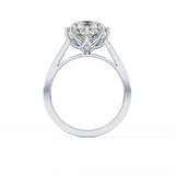 Round Solitaire Lab Grown Diamond Engagement Ring