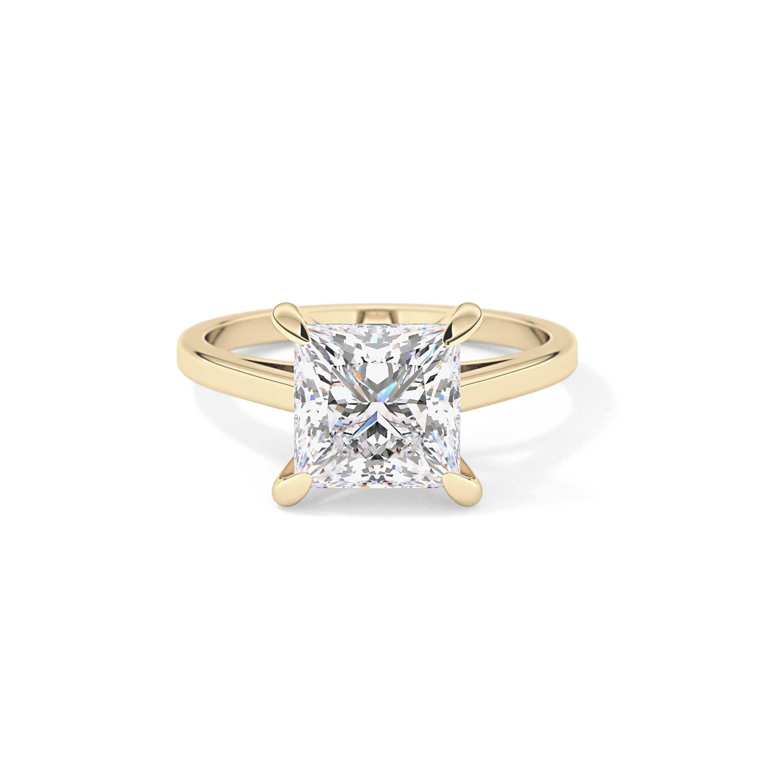 Princess Solitaire Lab Grown Diamond Engagement Ring