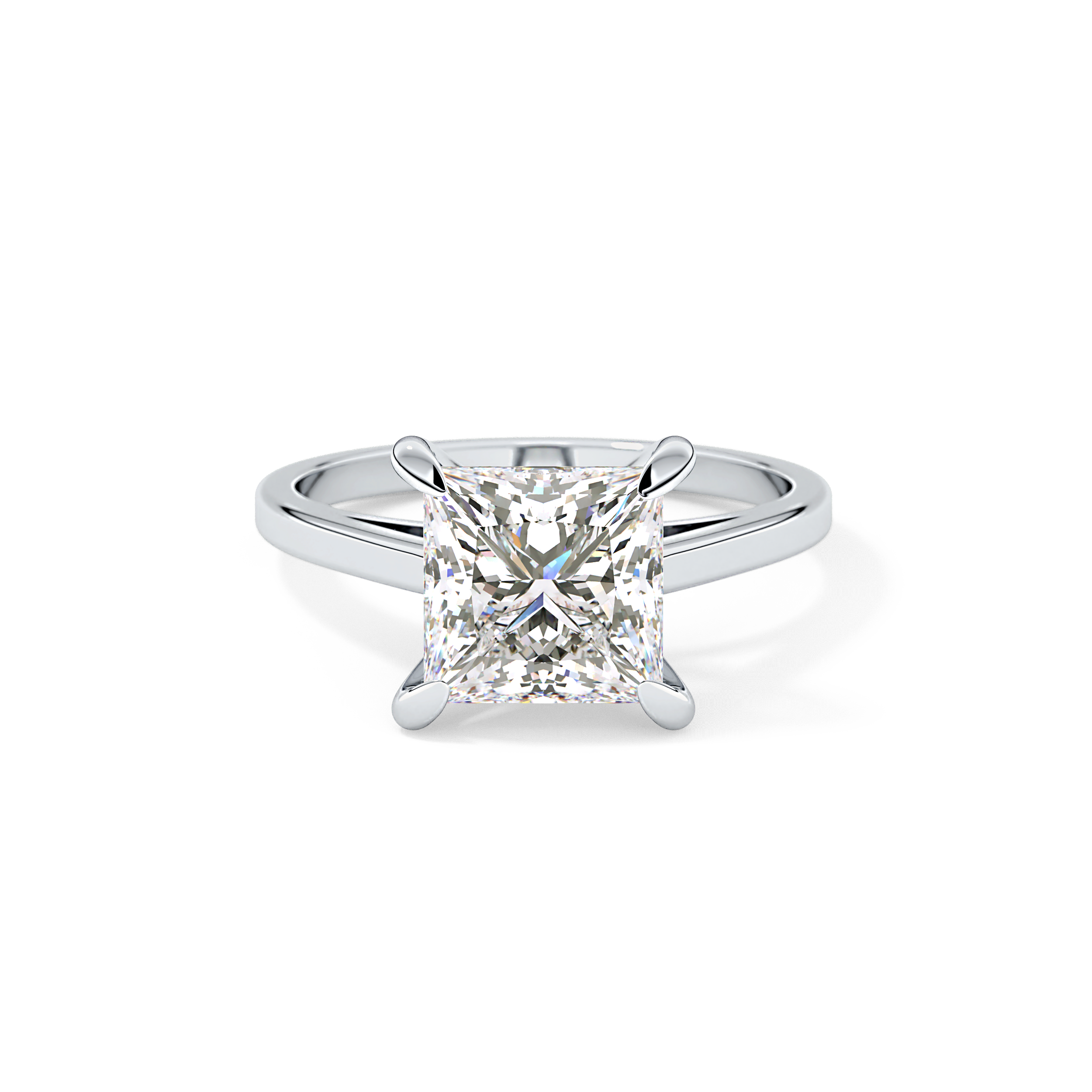 Princess Solitaire Lab Grown Diamond Engagement Ring