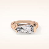 4.86 CT Shield Shaped Solitaire Moissanite Engagement Ring