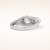 4.86 CT Shield Shaped Solitaire Moissanite Engagement Ring
