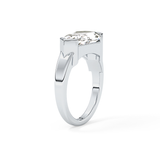 Shield Solitaire Lab Grown Diamond Engagement Ring