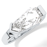 Shield Solitaire Lab Grown Diamond Engagement Ring