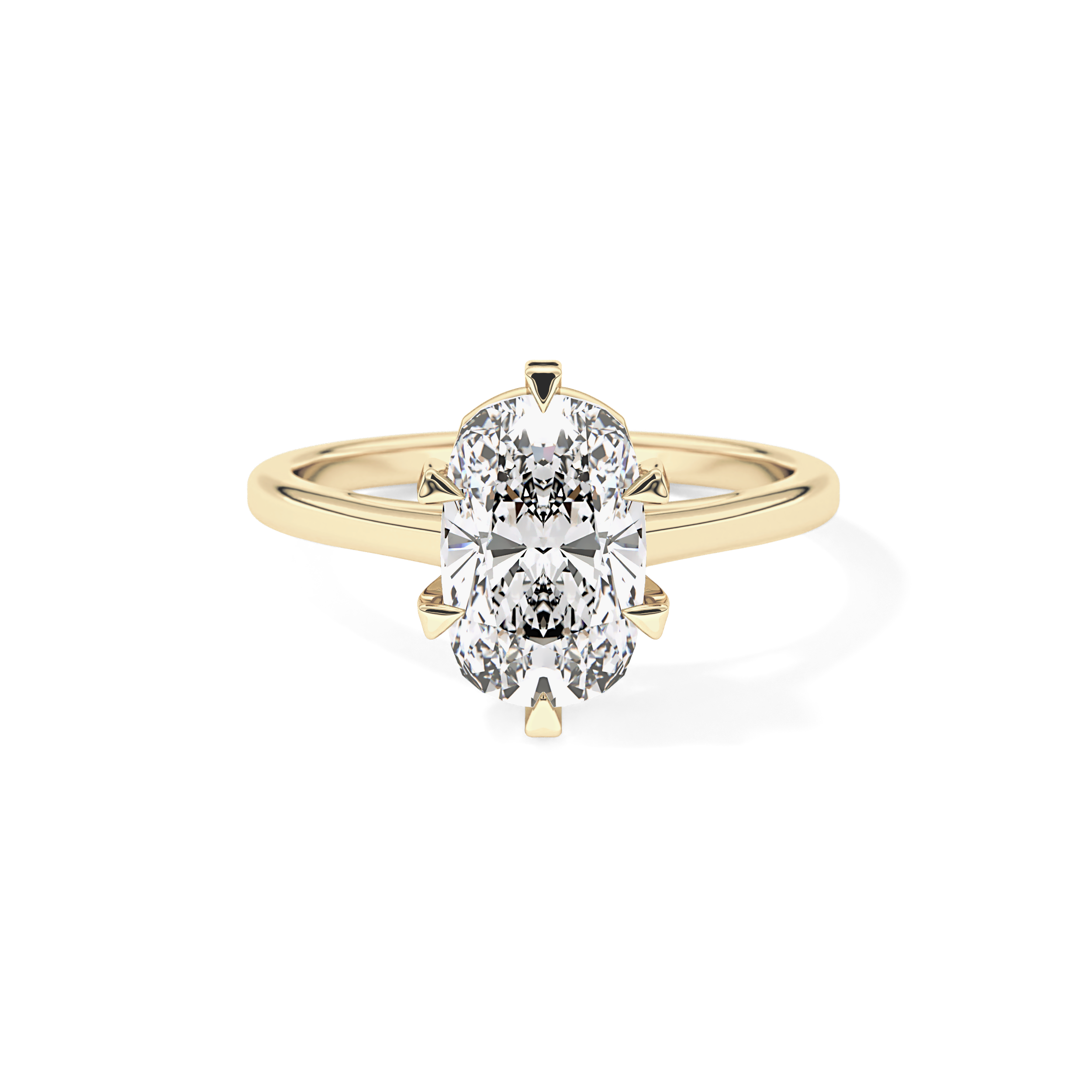 Cushion Solitaire Lab Grown Diamond Engagement Ring