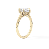 Cushion Solitaire Lab Grown Diamond Engagement Ring