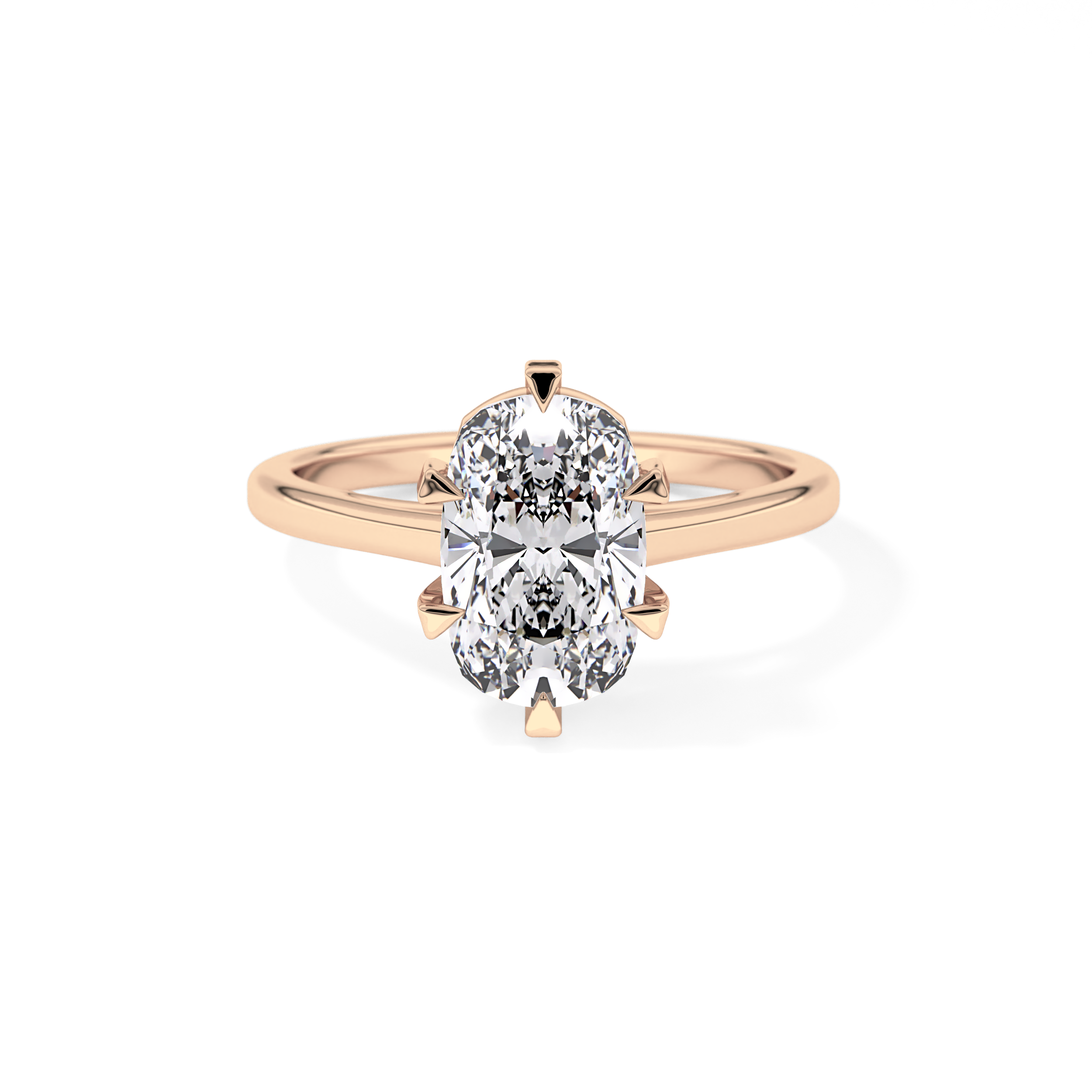 Cushion Solitaire Lab Grown Diamond Engagement Ring
